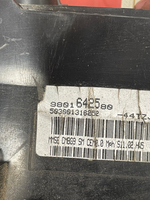 Citroen Berlingo/Peugeot Partner DASH CLOCKS INSTRUMENT CLUSTER 2008-2018 P/N 9801642580