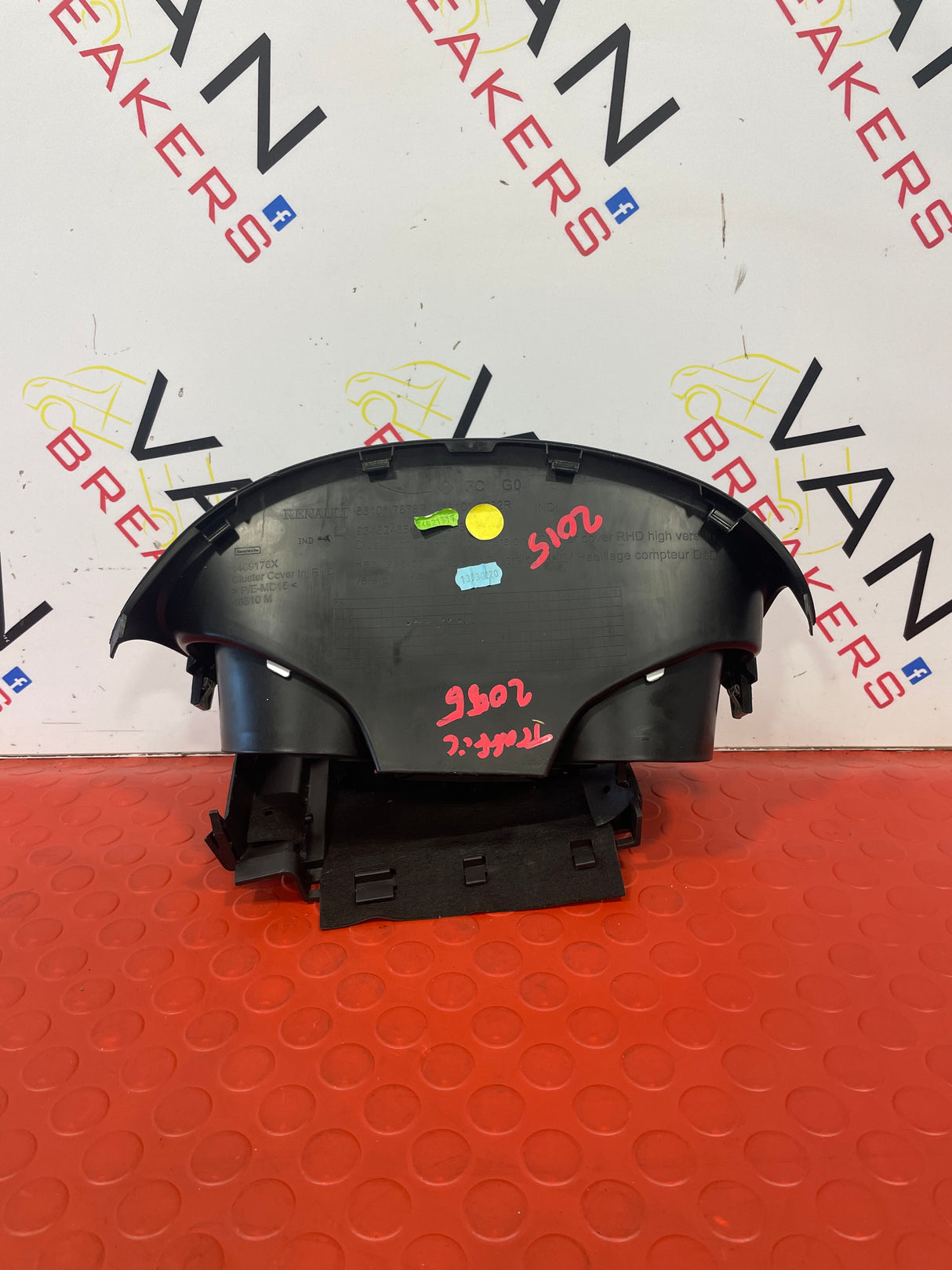 Renault Trafic Vauxhall Vivaro DASH CLOCKS SURROUND COVER 2015-2019 P/N 681017678R