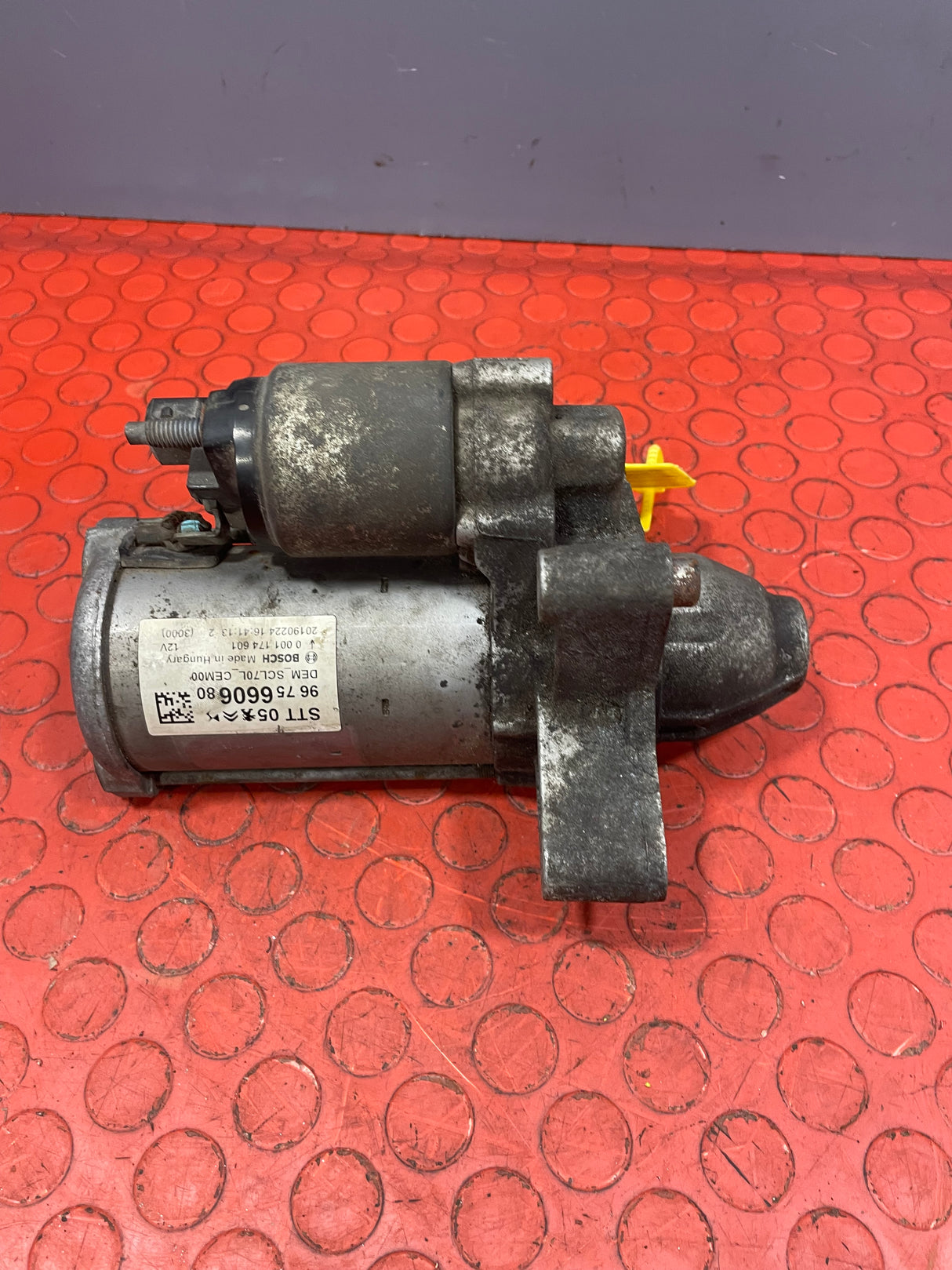 Citroen Berlingo/Peugeot Partner STARTER MOTOR 6 SPEED 2019-2023 1.6 P/N 9675660680