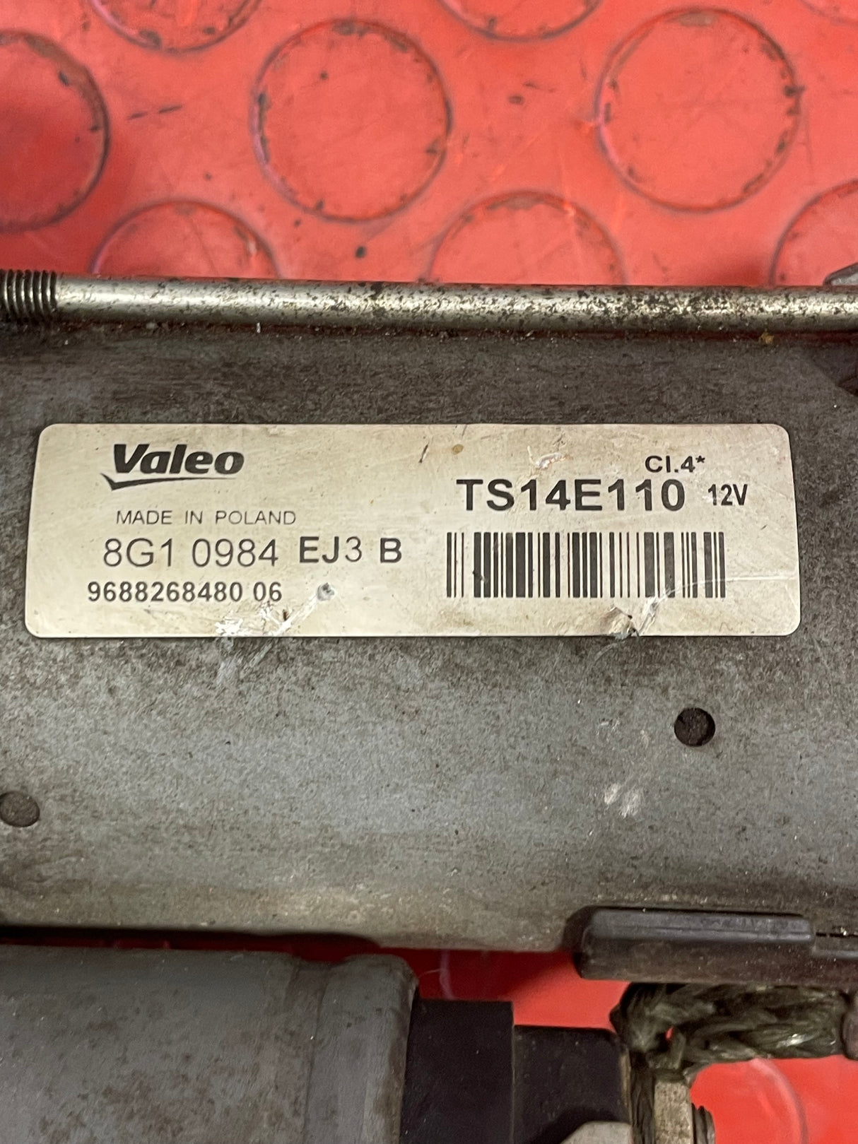 Citroen Berlingo/Peugeot Partner/Vauxhall Combo/Toyota Proace City STARTER MOTOR 1.6/1.5 12V 2016-2024 P/N 9688268480 - 9 / TS14E110
