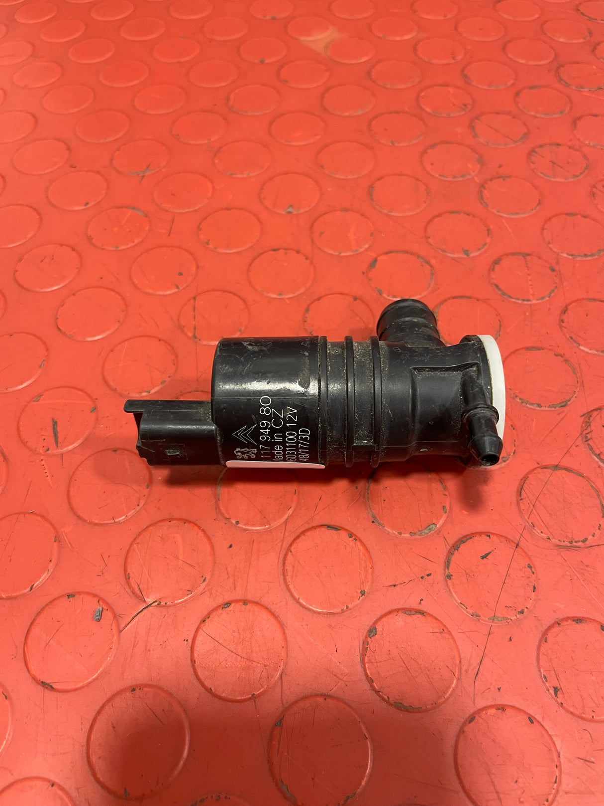 Citroen Berlingo/Peugeot Partner/Vauxhall Combo/Toyota Proace City WINDSCREEN WASHER PUMP 2018-2025 P/N 9811794980