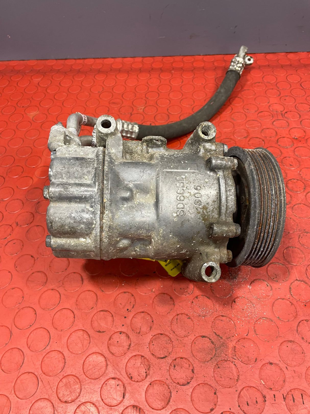 Citroen Berlingo/Peugeot Partner AIR CONDITIONING PUMP W/ HOSE (2Pin) 2011-2018 P/N 9678656080 - 4