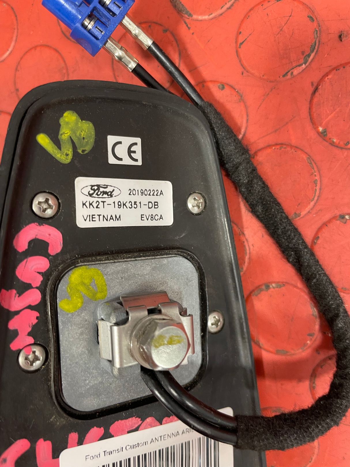 Ford Transit Custom ANTENNA AERIEL 2019 P/N KK2T19K351DB