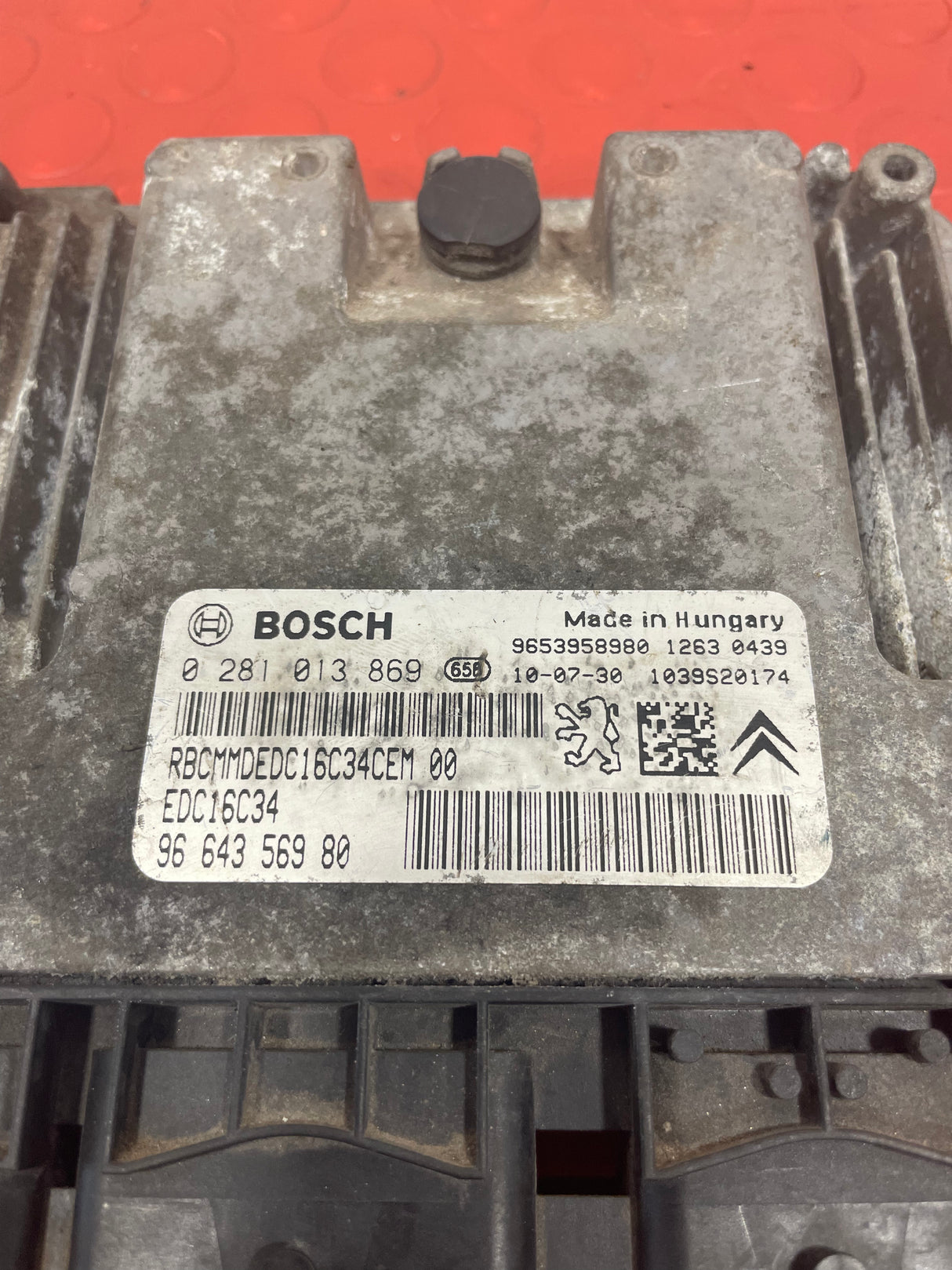 Citroen Dispatch/Peugeot Expert 1.6 HDI ECU 2008-2018 P/N 9664356980