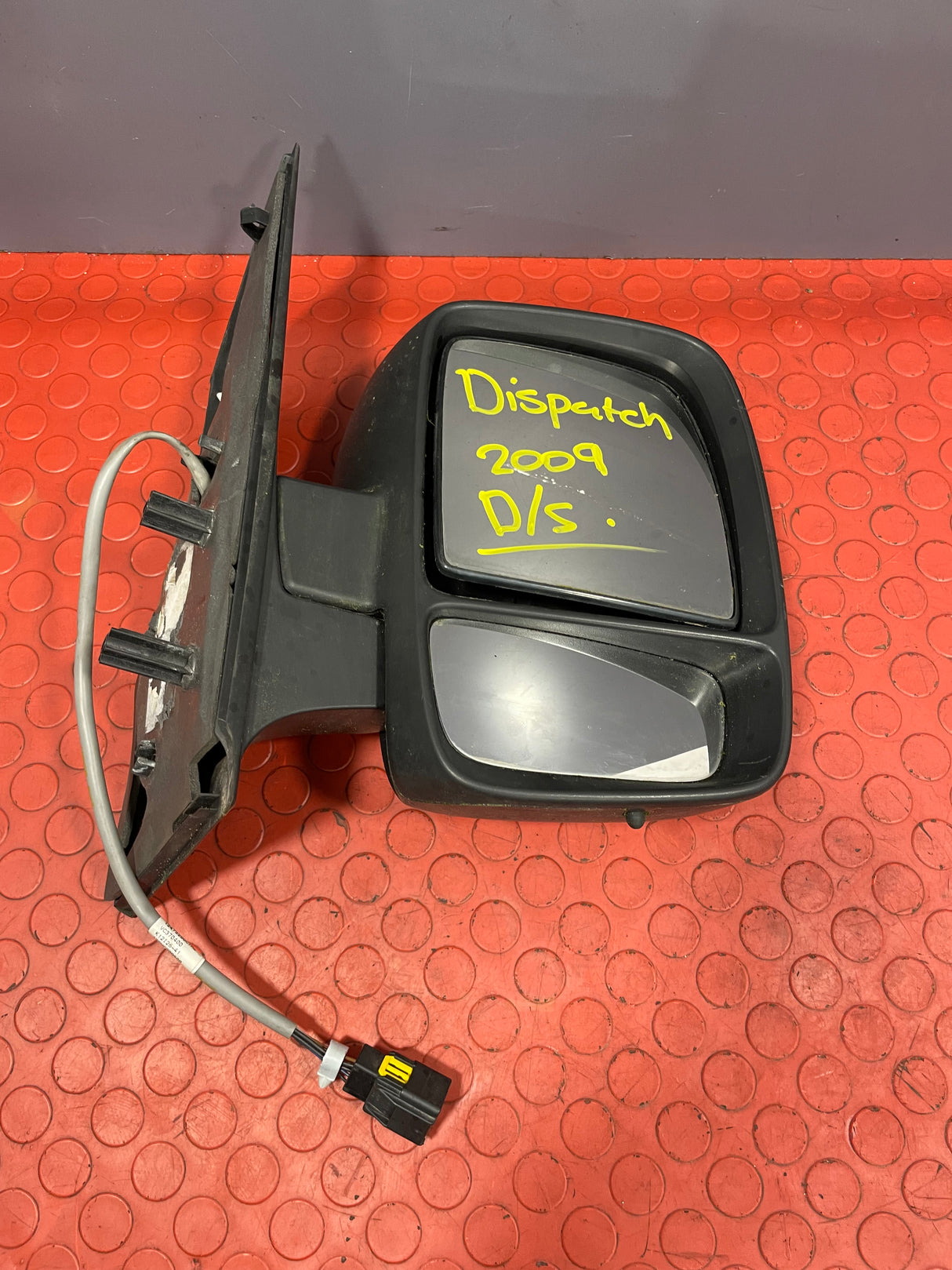 Citroen Dispatch/Peugeot Expert/Vauxhall Vivaro WING MIRROR Driver's Side O/S 2009 P/N 12473050 - 1