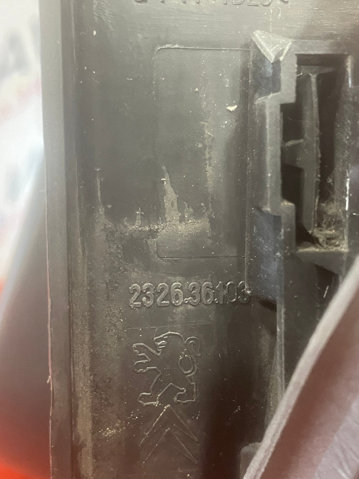 Citroen Berlingo/Peugeot Partner ELETRIC WING MIRROR PASSENGER SIDE 2013-2018 (w/ Damage) (Black) P/N 232636103 - 3