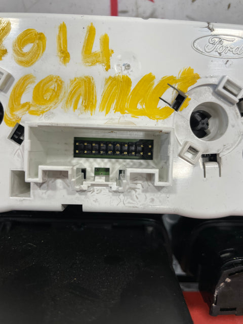 Ford Transit Connect HEATER CONTROL PANEL WITH FRONT AND REAR HEATED WINDOW SWITCHES 2014 P/N AM5T18549-HW
