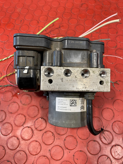 Citroen Berlingo/Peugeot Partner ABS PUMP MODULE 2016-2018 P/N 9811148380