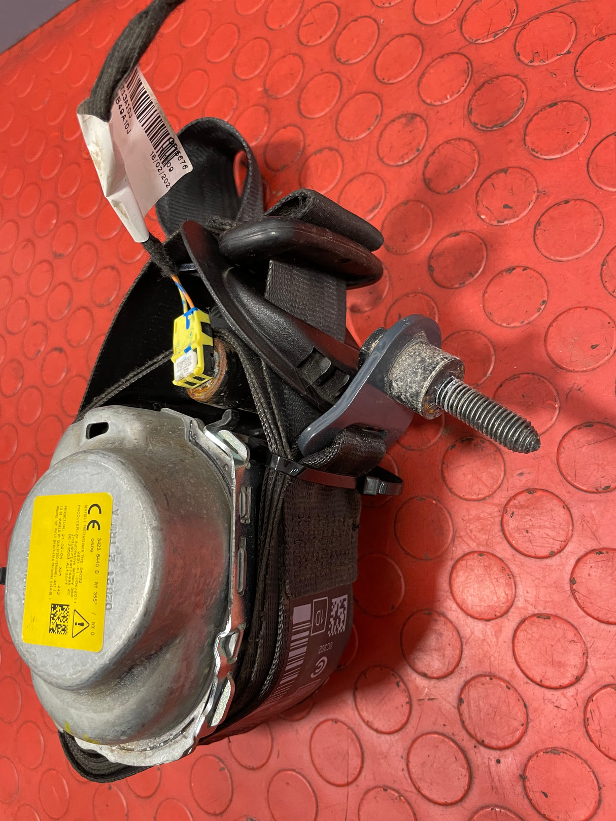 Citroen Berlingo/Peugeot Partner/Vauxhall Combo/Toyota Proace City SEAT BELT FRONT Driver's Side P/N 98172277XX