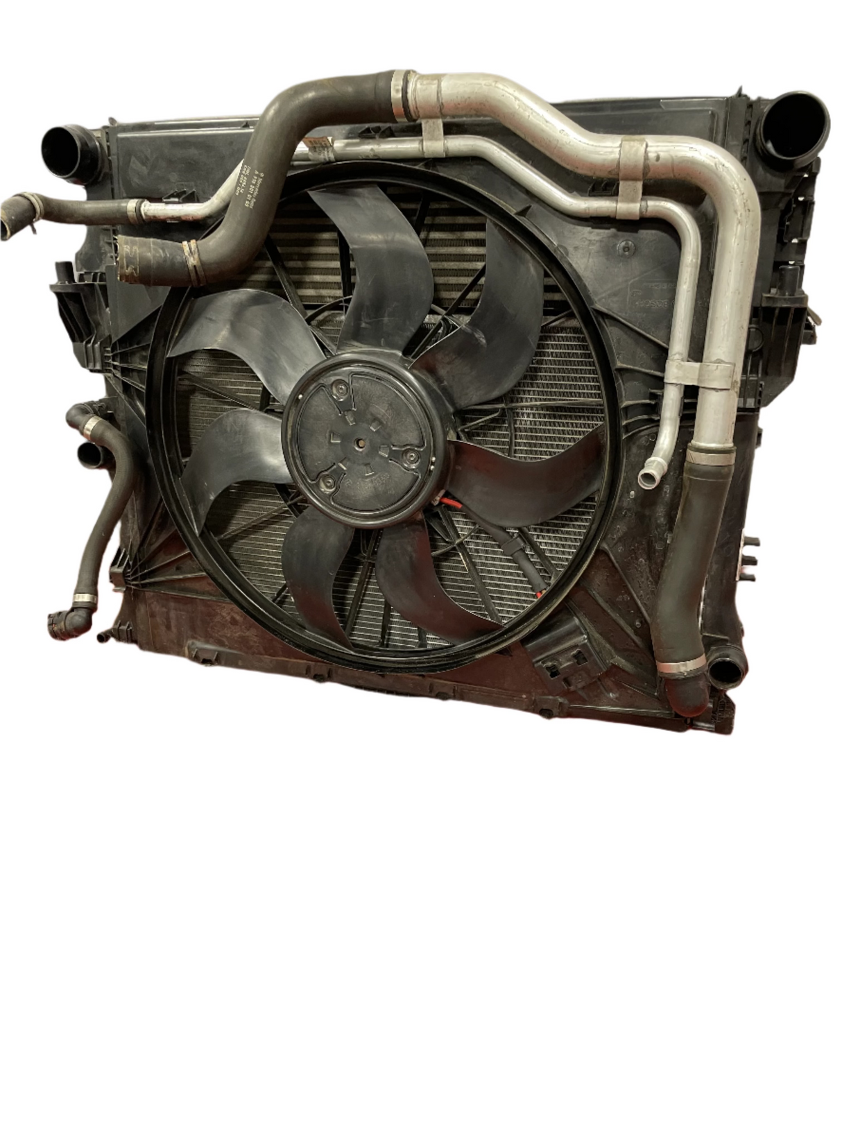 Mercedes Sprinter COOLING SYSTEM RADIATOR PACK,TURBO INTERCOOLER,AC CONDENSER,FAN,HOSES FWD 2019 P/N A9105000200 / A9105010900 / A4479060212 / 3136613503