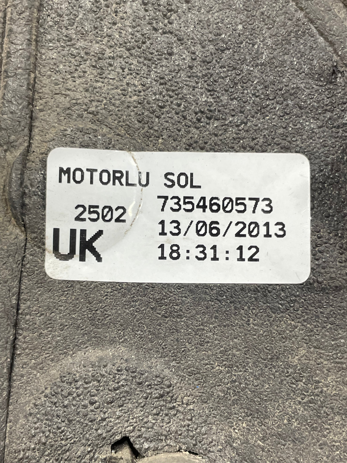 Citroen Nemo/Peugeot Bipper/Fiat Fiorino WING MIRROR 5 PIN 2008-2017 P/N 735460573