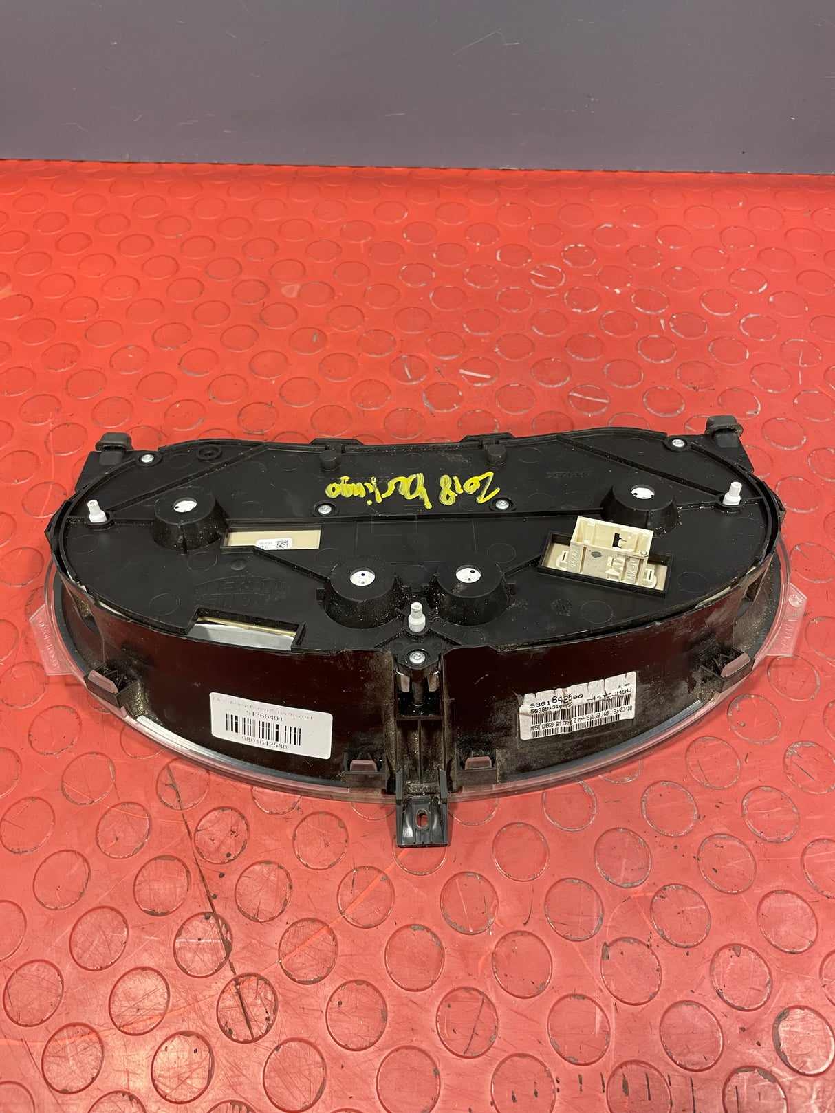 Citroen Berlingo/Peugeot Partner DASH CLOCKS INSTRUMENT CLUSTER 2008-2018 P/N 9801642580