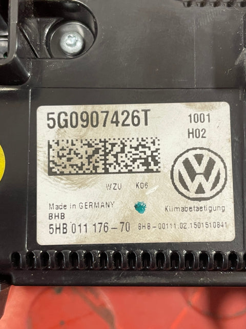 Volkswagen Golf HEATER CONTROLS WITH AC MK7 2013-2020 P/N 5G0907426