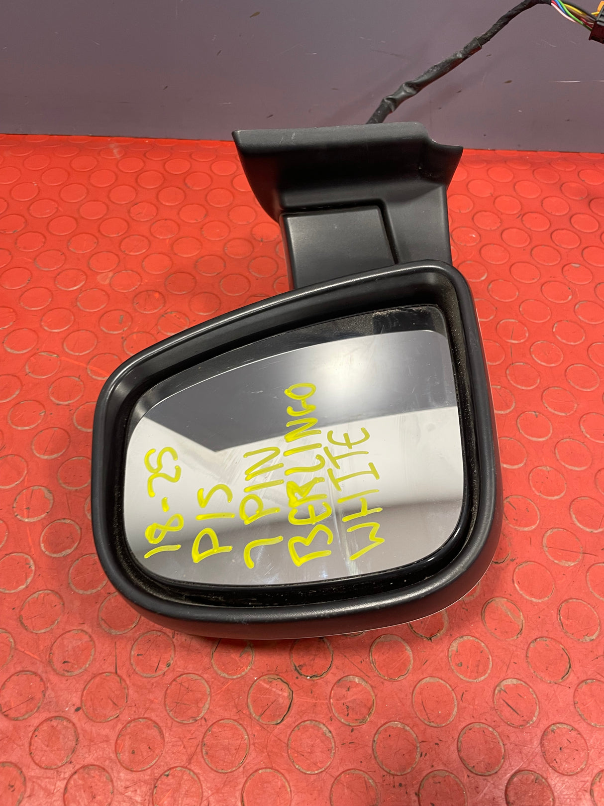 Citroen Berlingo/Peugeot Partner/Vauxhall Combo/Toyota Proace City WING MIRROR Passenger's Side White 7 PIN 1.5 2018-2025 P/N 98169900XT - 1