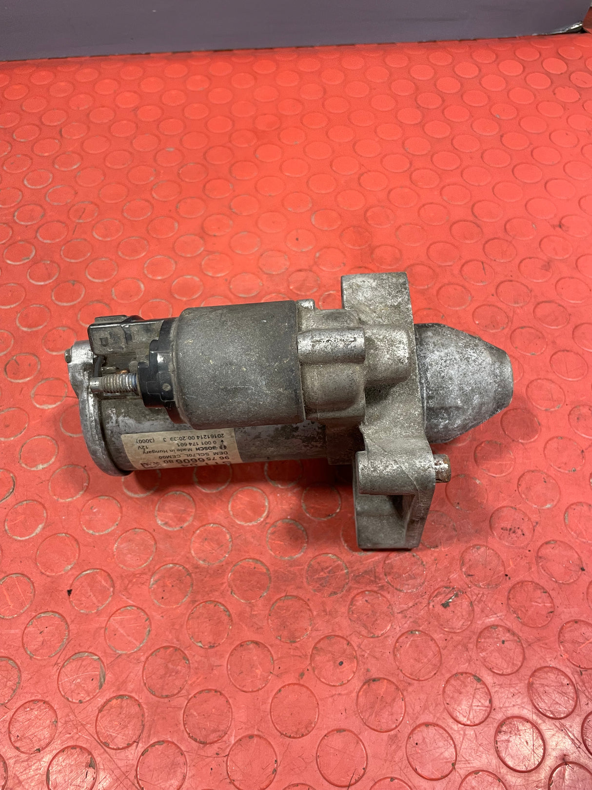 Citroen/Peugeot/Vauxhall/Toyota/Fiat STARTER MOTOR 6 Speed 1 PIN 1.6 2008-2019 P/N 9675660680 - 6