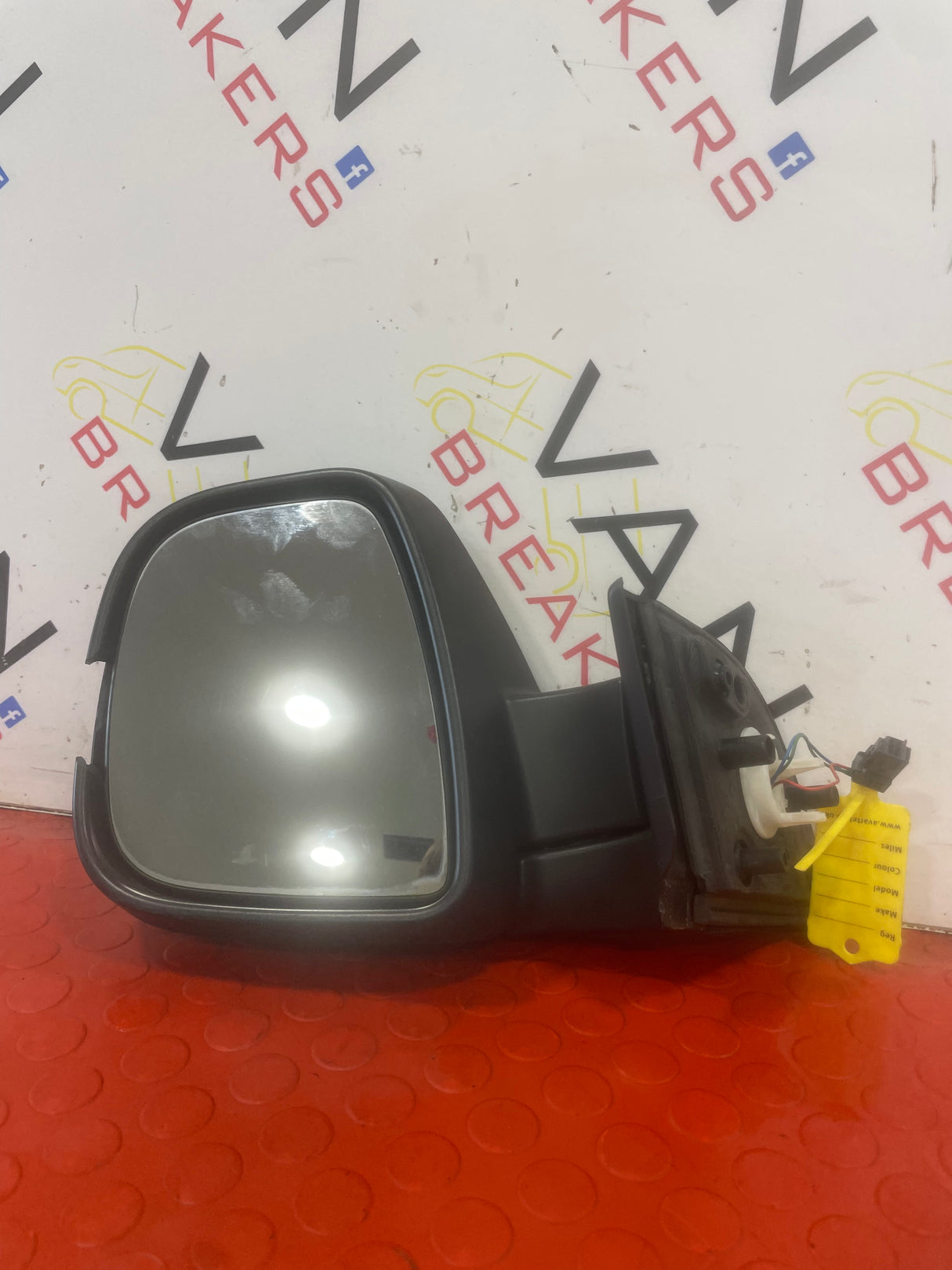 Citroen Berlingo/Peugeot Partner ELETRIC WING MIRROR PASSENGER SIDE 2013-2018 (w/ Damage) (Black) P/N 232636103 - 3