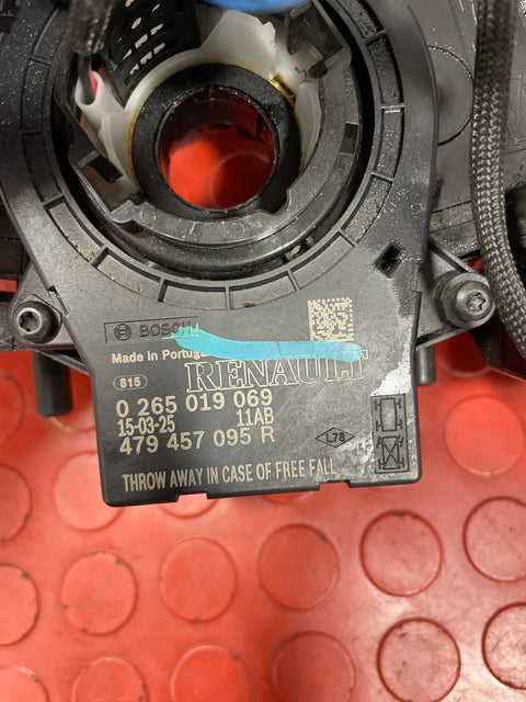 Renault Trafic SQUIB AND STALKS, STEERING ANGLE SENSOR  2017 P/N 479457095R