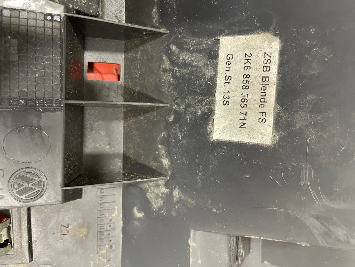 Volkswagen Caddy LOWER DASHBOARD DRIVER SIDE PANEL MK3 2013 P/N 2K6858365