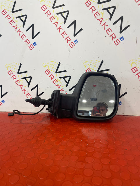 Citroen Berlingo/Peugeot Partner MANUAL WING MIRROR Driver Side RH 2013-2018 (Black) P/N 232636104 - 7