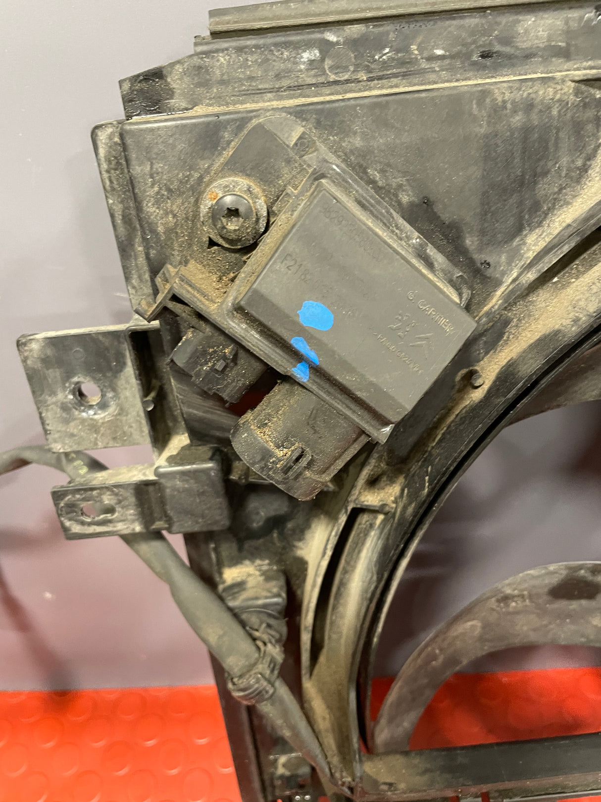 Citroen Berlingo/Peugeot Partner/Vauxhall Combo/Toyota Proace City RADIATOR COOLING FAN ASSEMBLY w/ RESISTOR P/N 9836638080 / 9829220580