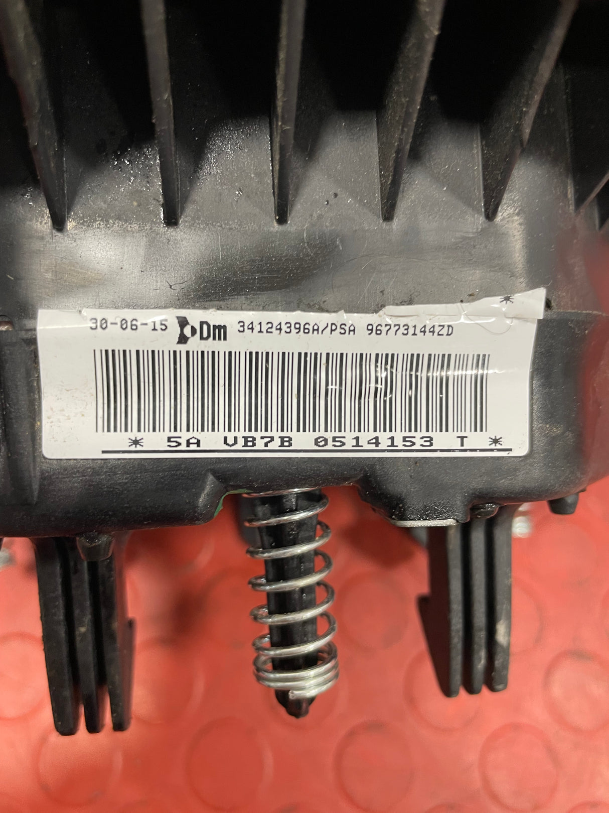 Peugeot Expert STEERING WHEEL AIRBAG 2008-2016 P/N 96773144ZD