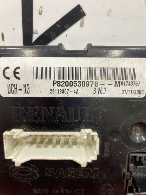 Renault Trafic 1 Vauxhall Vivaro Nissan Primastar (BCM) BODY CONTROL MODULE 2007-2014  P/N P8200530976