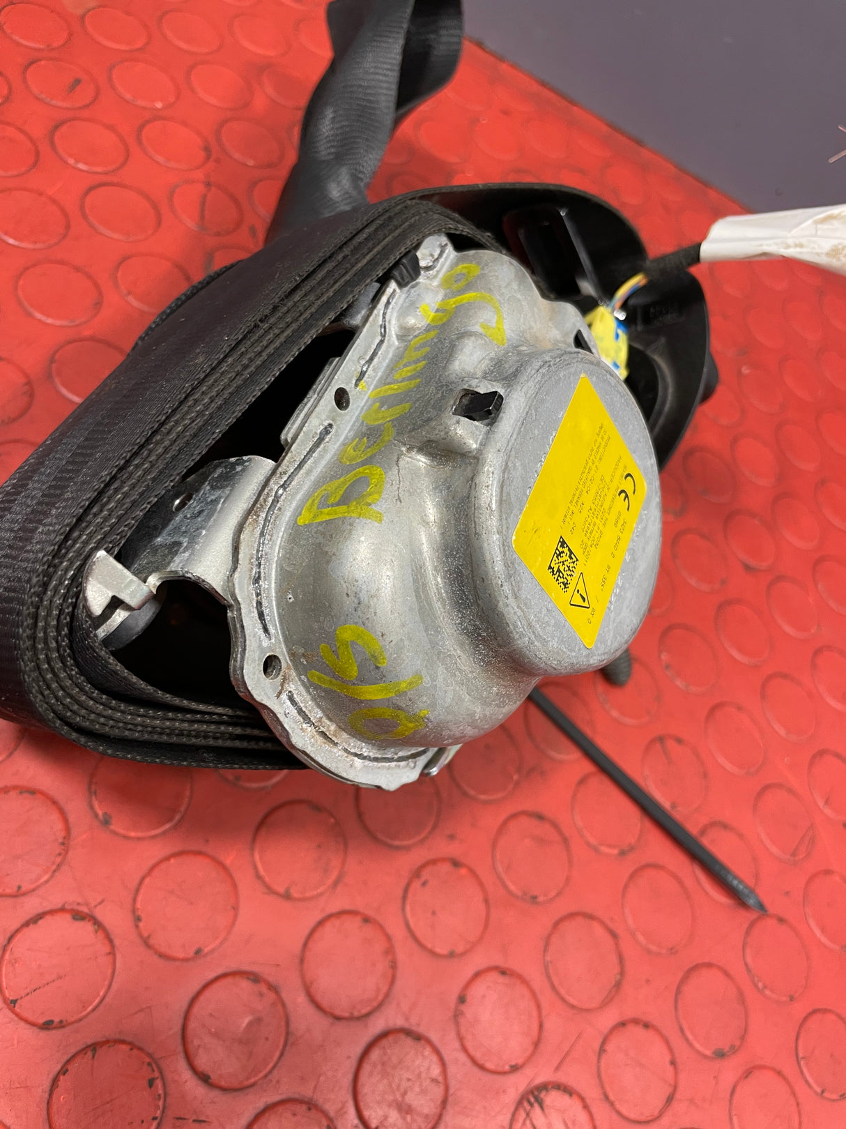 Citroen Berlingo/Peugeot Partner/Vauxhall Combo/Toyota Proace City SEAT BELT FRONT Driver's Side  P/N 98172277XX