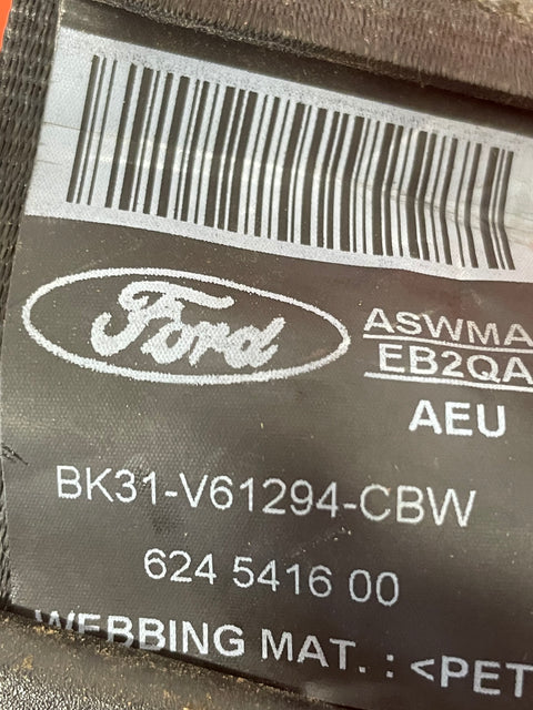 Ford Transit Custom DRIVERS SIDE FRONT SEATBELT RESTRAINT 2013-2018  P/N BK31V61294CBW